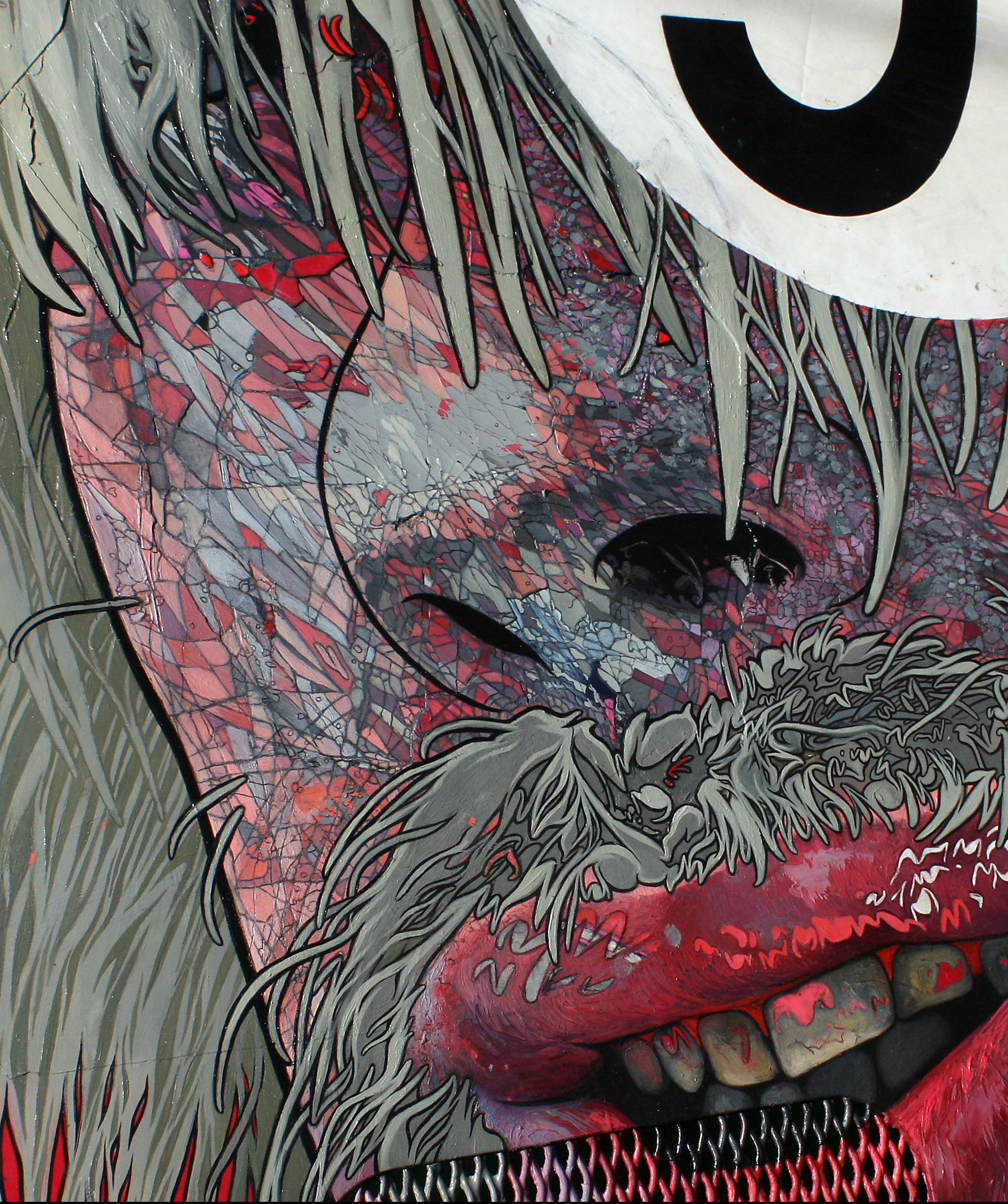 David Le Fleming - oil on MG Midget Racer. New Zealand artist