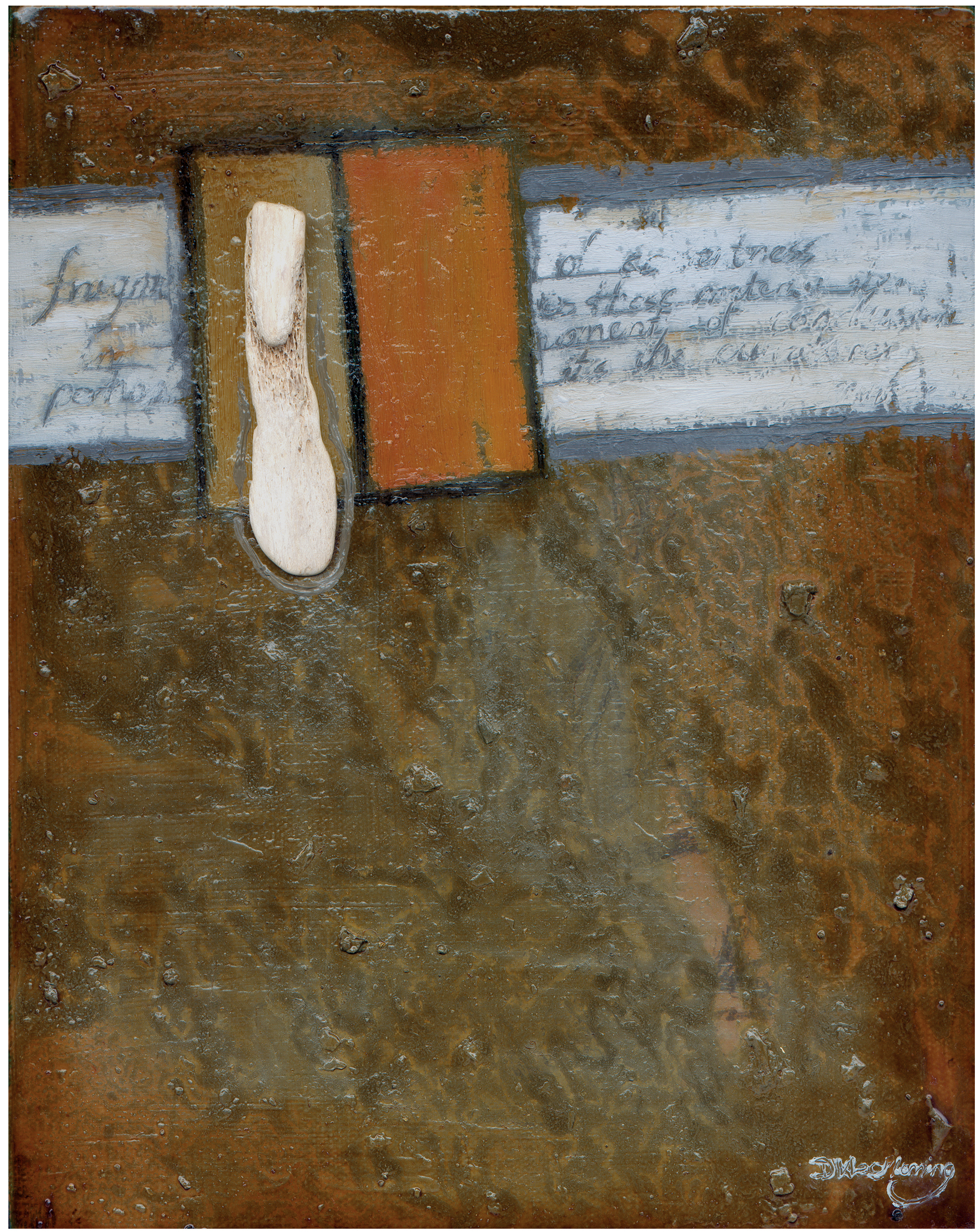 Small oil painting by kiwi artist David Le Fleming.