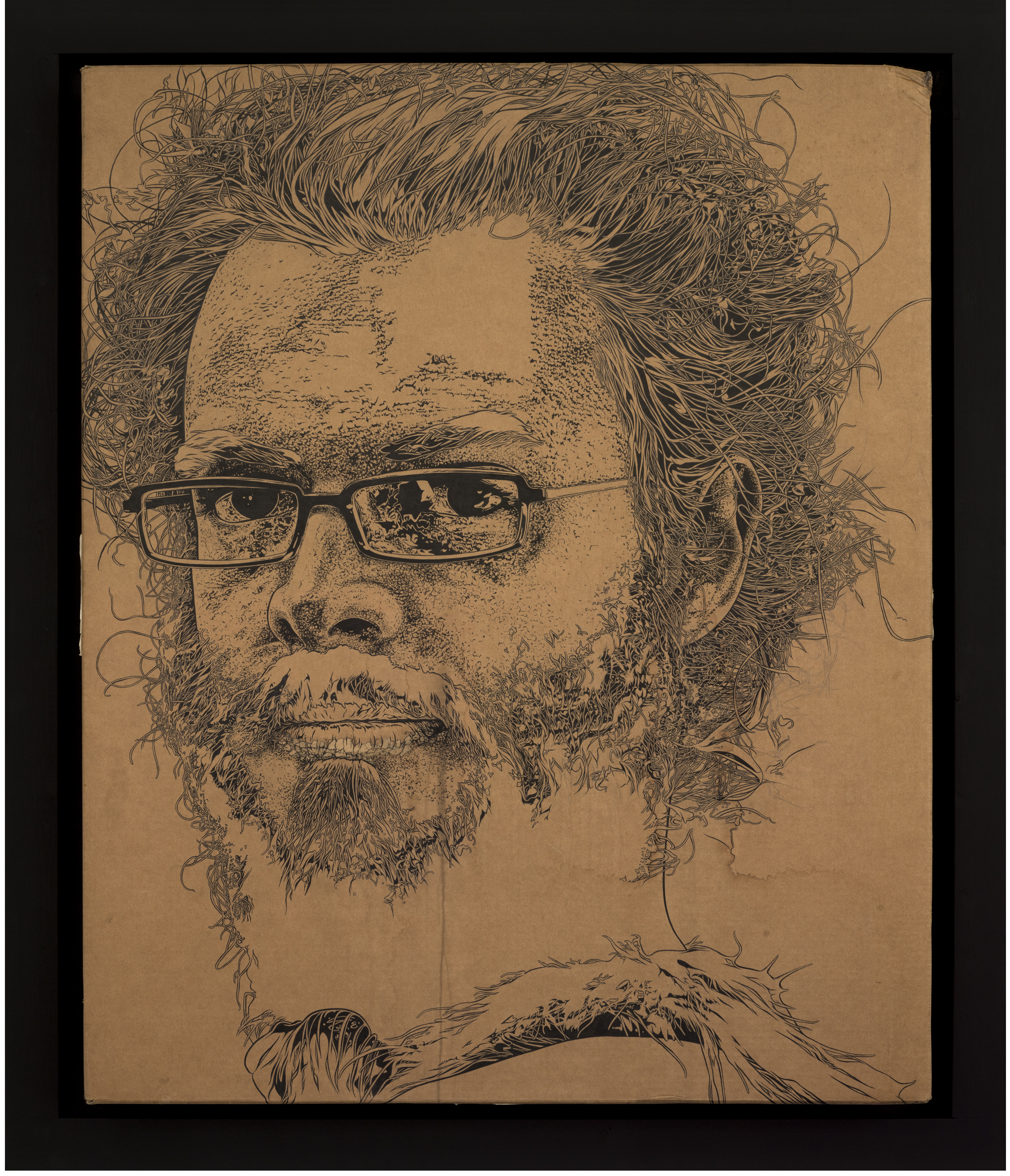 Artwork by David Le Fleming - ink on board